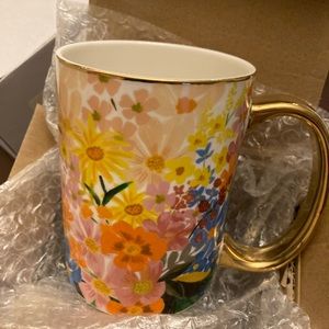 Rifle Paper Co Anthropologie Marguerite Floral Porcelain Mug